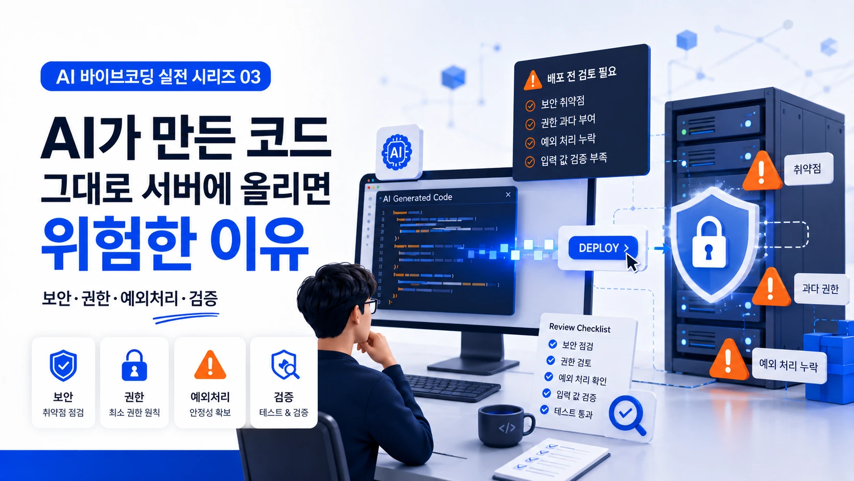 AI가 만든 코드, 그대로 서버에 올리면 위험한 이유